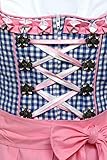 3tlg. Dirndl-Set blau-rosa Alpenmärchen ALM627PE - 5