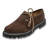 Trachtenschuhe Wildleder Braun - 5
