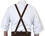 Trachtenhemd Herren Hemd Kurzarm, weiss - 2