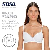 Susa Dirndl-BH 8025 mit Push-Up-Schalen, weiß - 2