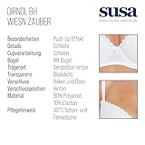 Susa Dirndl-BH 8025 mit Push-Up-Schalen, weiß - 5