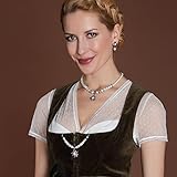 Alpenflüstern Edelweiß-Trachten-Perlenkette Fiona klein creme-weiß - 4