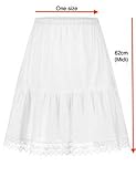 Trachten Unterrock für Dirndl weiß – 53cm (Mini) - 4