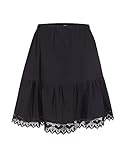 Trachten Unterrock für Dirndl schwarz - 62cm (Midi)