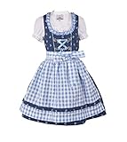 Kinderdirndl Chrissi dunkelblau