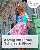 Kinderdirndl Chrissi dunkelblau - 5