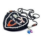 Time4-Charms Herztasche schwarz