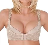 Dirndl BH Xtreme Push Up Büstenhalter Mieder ohne Silikon beige