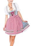 Krüger MADL Mini Dirndl Kleid – blau – rot - 2