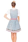 Krüger MADL Mini Dirndl Kleid – blau – rot - 4