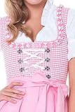 Alpenmärchen 3tlg. Dirndl-Set – mini – rosa – ALM624 - 6