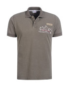 Alphorn Trachten Poloshirt oliv