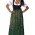 Dirndl lang 2tlg. tanne