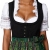 Dirndl lang 2tlg. tanne