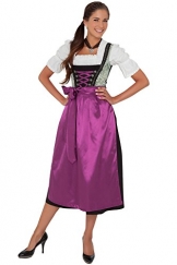 Grünes 3tlg. Dirndl in langer Form