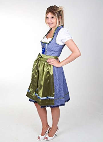 Krüger Midi Dirndl Loving Deers blau grün