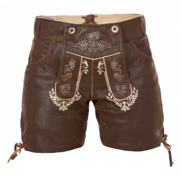 Kurze Damen Lederhose Wildbock