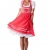 Ludwig & Therese Trachten Dirndl-Set Rosalie rot/weiss mini