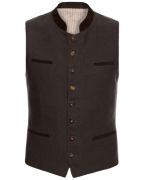 Pullach Trachten-Gilet braun