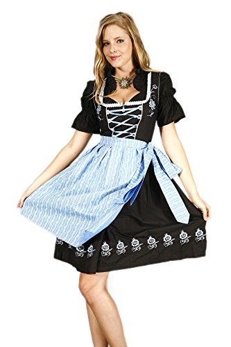 Trachtenpoint Dirndl 3-tlg. mit Bluse & Schürze – F7003